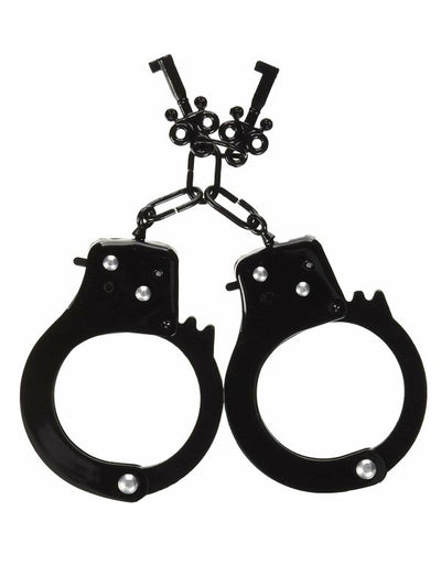 black handcuffs